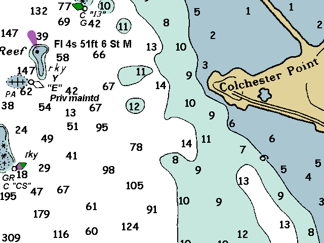 Lake Champlain Navigation Charts