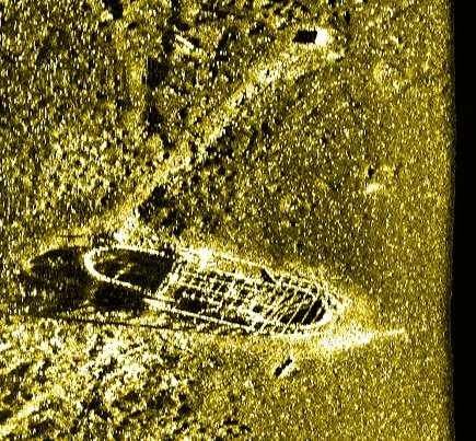 Burlington Harbor Horse Ferry sidescan - Klein Assoc.